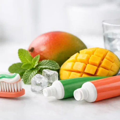 Pasta do zębów mango mięta - co daje jej smak?